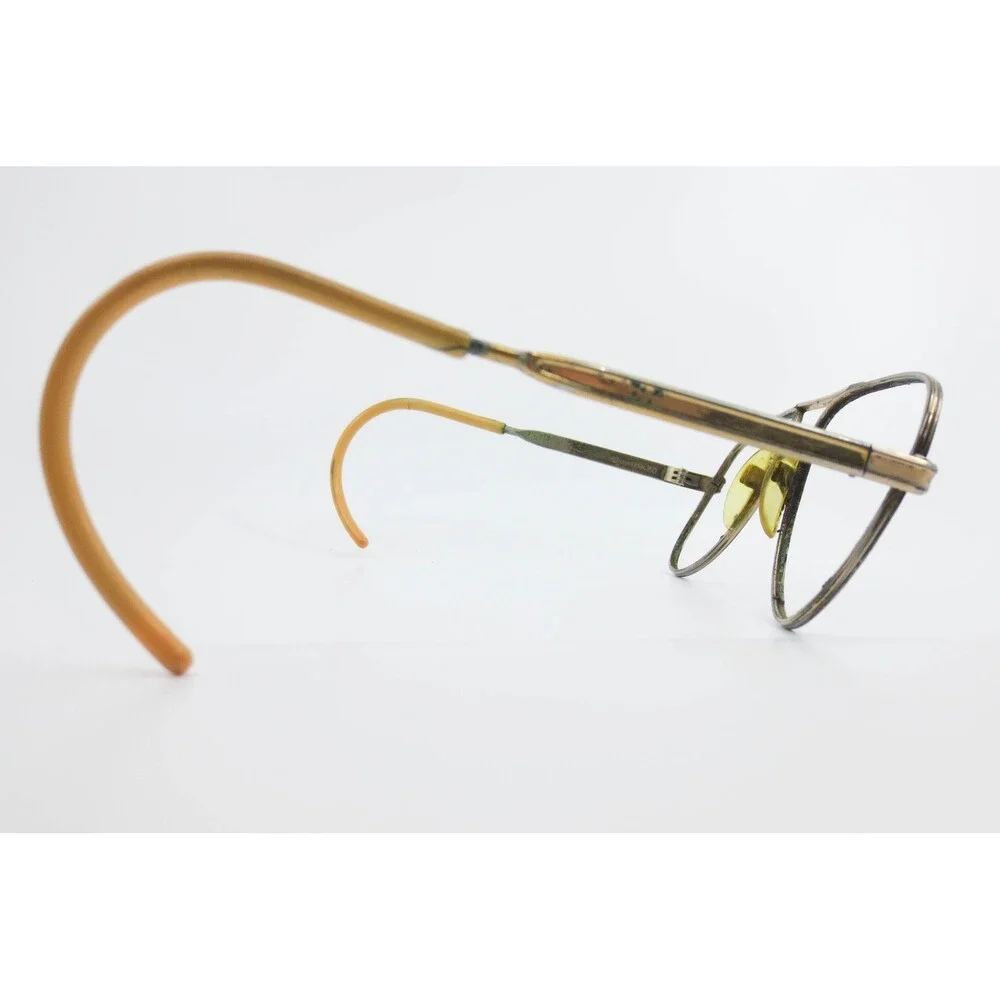 Vintage Universal 150 Aviator Eyeglass Frames Gold Tone Cable Temples 38426